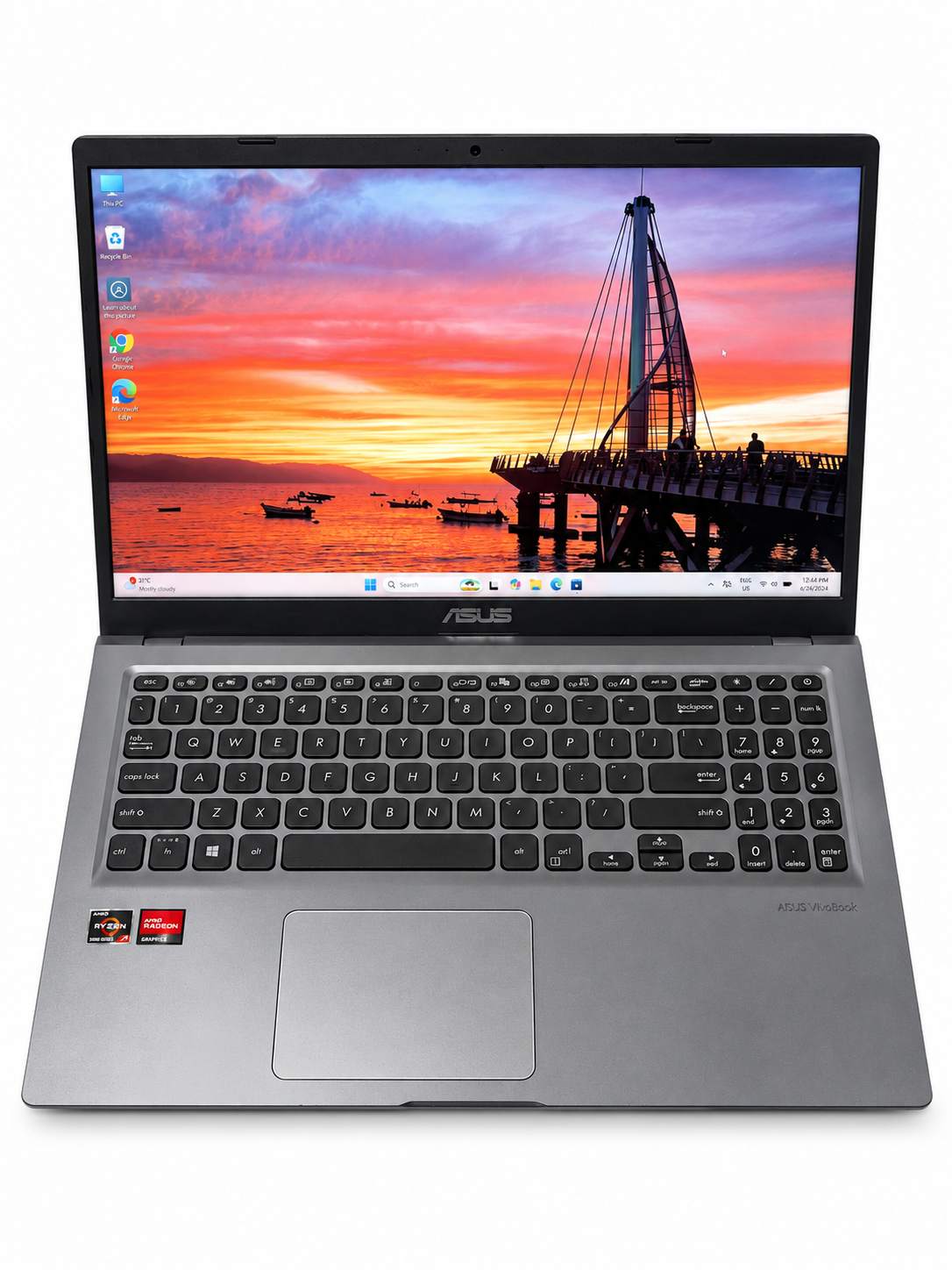 ASUS VivoBook 15 D515UA Ryzen 7 Laptop – 16GB RAM, 512GB NVMe SSD, Windows 11
